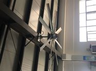 AIPUKEJI Bezszczotkowy wentylator sufitowy 3,8 m / 13 stóp Duży rozmiar Srebrny kolor z metalowymi ostrzami