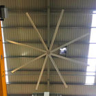 Wysokociśnieniowe wentylatory sufitowe o wysokości 18ft / Przemysłowy wielkogabarytowy wentylator sufitowy o niskiej prędkości